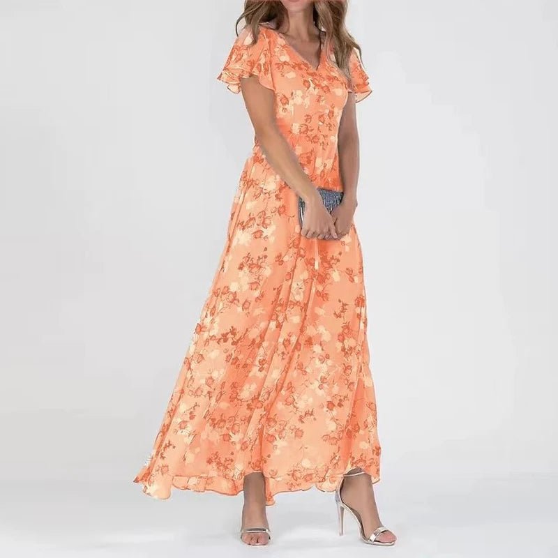 Zurita  – Vestido colorido,  fluido y  favorecedor