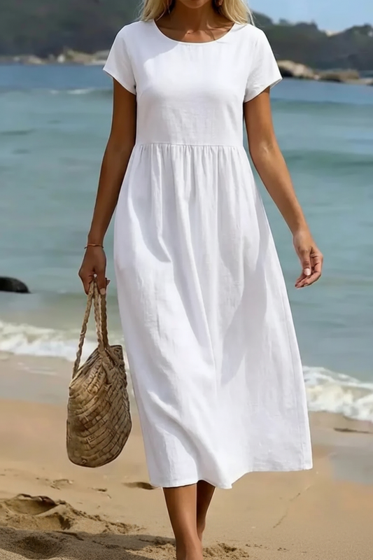 Gabriela™ | Vestido midi fluido de elegancia atemporal