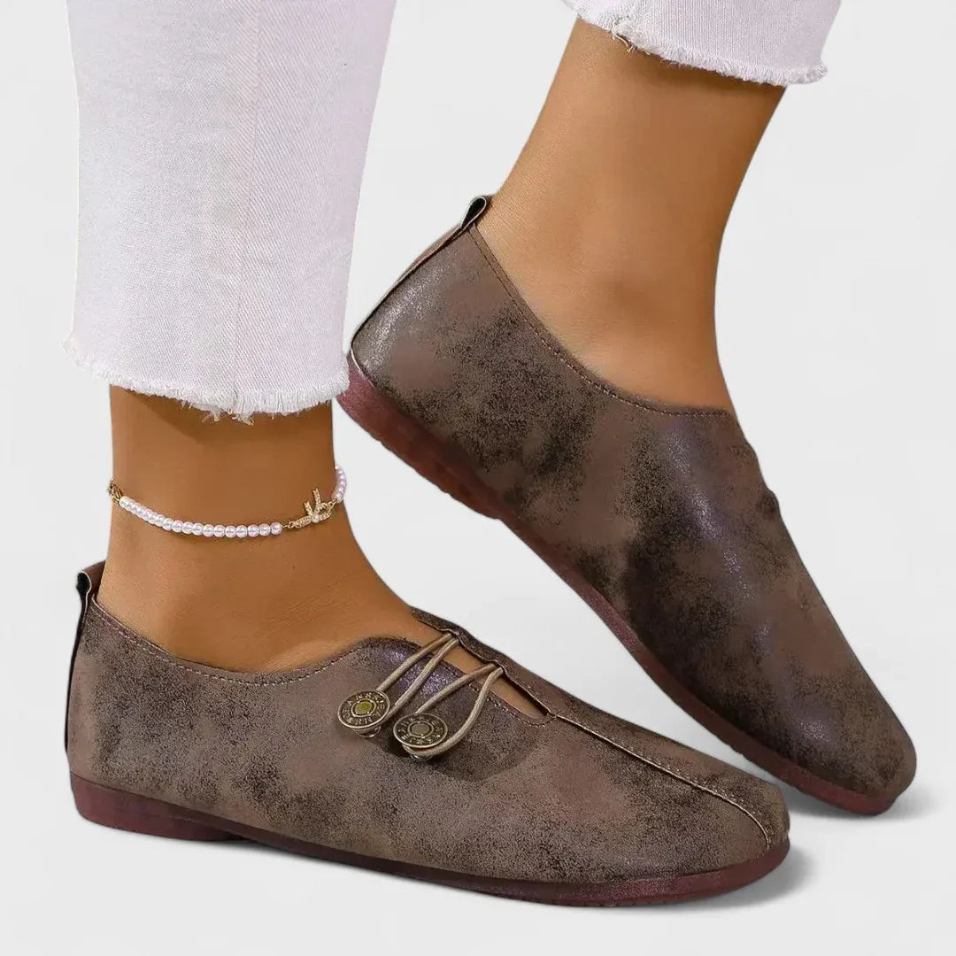 Lidia - Mocasines ortopédicos con diseño artesanal