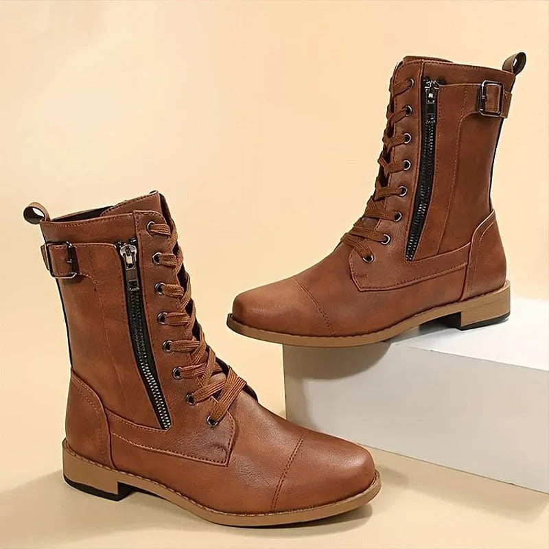 Silvia - Botas con soporte plantar de puntera redonda