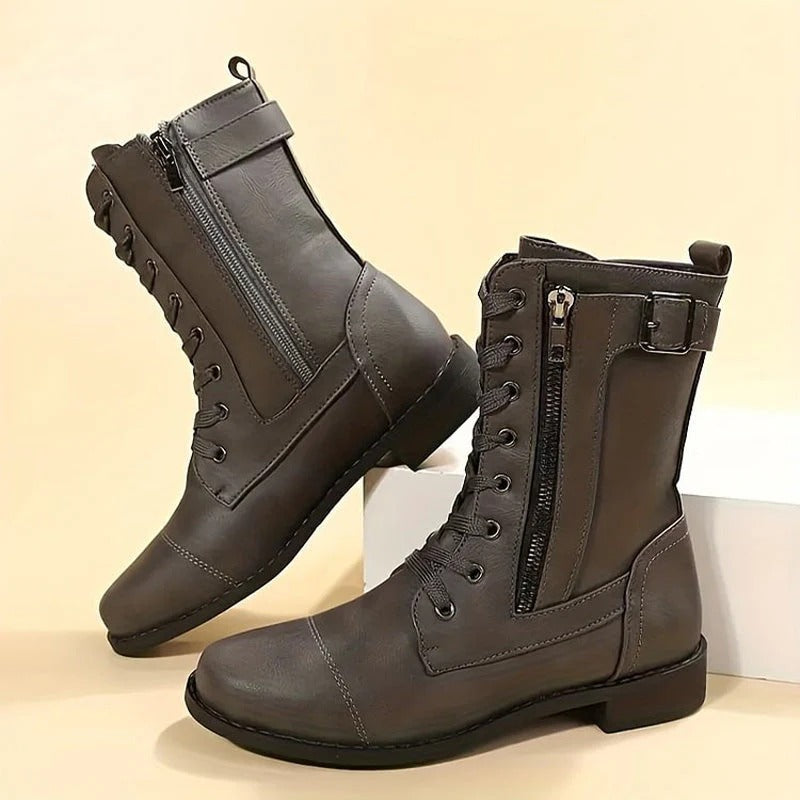 Silvia - Botas con soporte plantar de puntera redonda