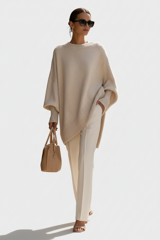 Leona | Suéter de Lana de Punto con Elegancia Relajada