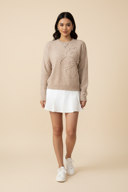 Alma | Suéter de Punto con Flores