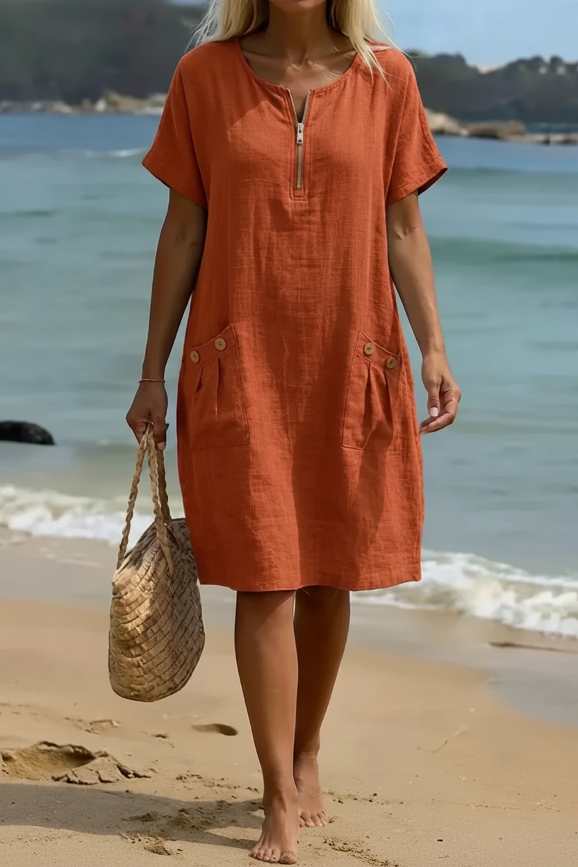 Teresa | Vestido con cremallera