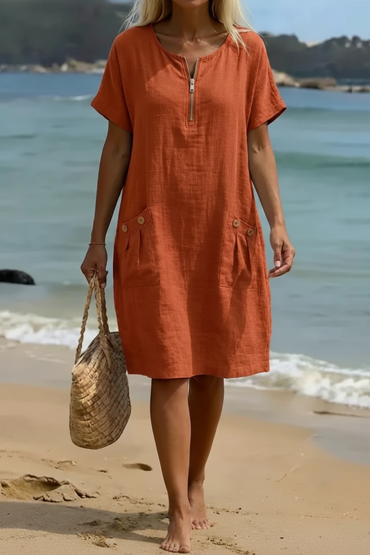 Teresa | Vestido con cremallera