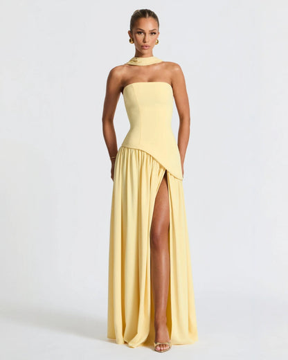 Valentina | Vestido Maxi Chic con Abertura