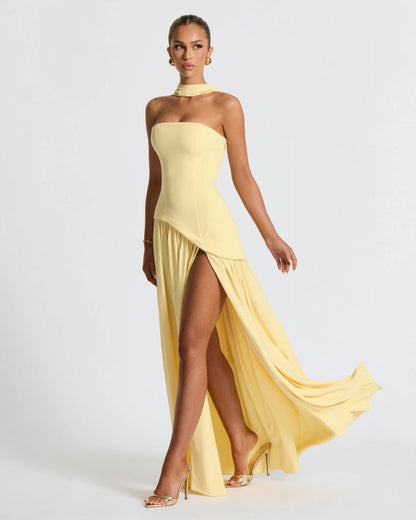 Valentina | Vestido Maxi Chic con Abertura